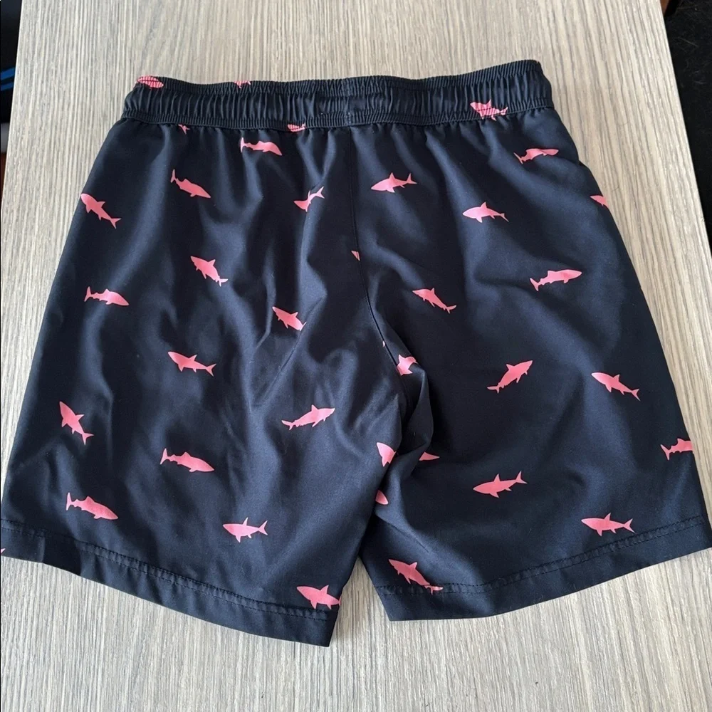 Maamgic Shark Swim Trunks Men’s L Navy Pink Liner